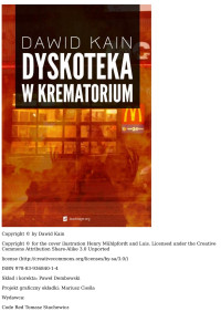 Dawid Kain — Dyskoteka w krematorium