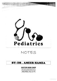 Ameer Hamza — DIMS Notes: Pediatrics