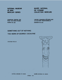 Stephen Robert Inglis — Something out of nothing: The work of George Cockayne