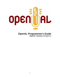 Garin Hiebert — OpenAL Programmers Guide : Versions 1.0 and 1.1