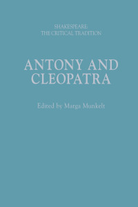 Marga Munkelt; — Antony and Cleopatra