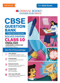 Oswaal Editorial Board — Oswaal CBSE Question Bank Class 10 English Language & Literature (2024-25)