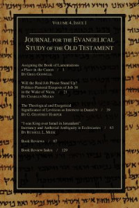 William R Osborne — Journal for the Evangelical Study of the Old Testament, 4.1