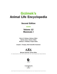 Michael Hutchins — Grzimek's Animal Life Encyclopedia