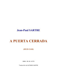 Jean-Paul Sartre — A puerta cerrada