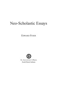 Edward Feser — Ch. 16 - In Defense of the Perverted Faculty Argument from Neo-Scholastic Essays