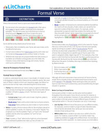 LitCharts — Formal Verse - Literary Terms Guide (LitCharts)