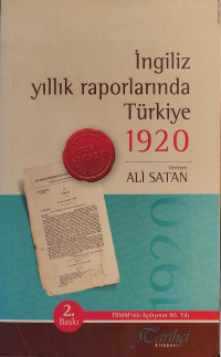 Ali Satan — İngiliz Yıllık Raporlarında Türkiye 1920