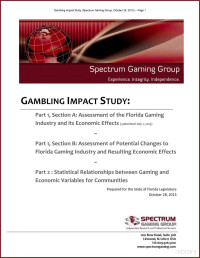 Spectrum Gaming Group — Gambling Impact Study