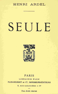 Henri Ardel — Seule