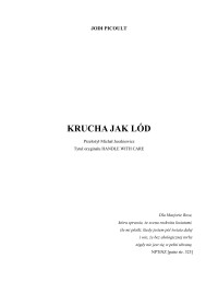 Picoult Jodi — Krucha jak lód