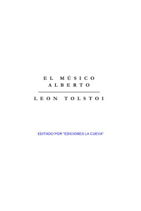 Conde Leon Tolstoi — El músico Alberto