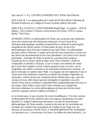 Les philosophies de l'Inde-PUF (2006) [l'Inde-PUF, Les philosophies de] — (Que sais-je ) Jean Filliozat