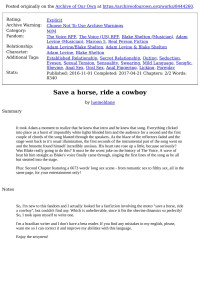 luemeldane — Save a horse, ride a cowboy
