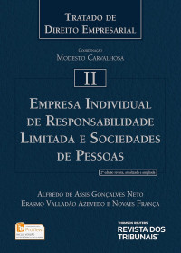 Alfredo de Assis Gonçalves Neto, Erasmo Valladão Azevedo e Novaes França — Empresa Individual de Responsabilidade Limitada e Sociedades de Pessoas