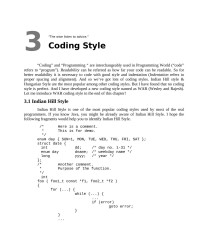 R. Rajesh Jeba Anbiah — A to Z of C :: 3. Coding Style