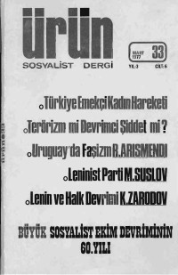 Türkiye Komünist Partisi — Ürün Sayı: 33 [Mart 1977]