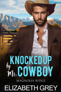 Elizabeth Grey — Knocked Up By Mr. Cowboy: Accidental Baby Boss Cowboy Romance (Magnolia Ridge Western Romance)