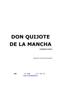 . — DON QUIJOTE