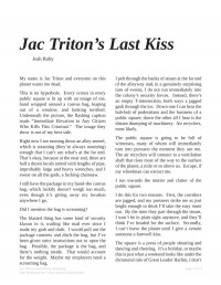 Josh Roby — Jack Triton's Last Kiss