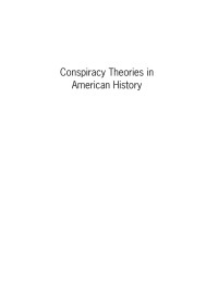 William O. Scheeren — Conspiracy Theories in American History [2 volumes]