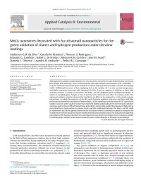 Anderson G.M. da Silva & Camila M. Kisukuri & Thenner S. Rodrigues & Eduardo G. Candido & Isabel C. de Freitas & Alisson H.M. da Silva & Jose M. Assaf & Daniela C. Oliveira & Leandro H. Andrade & Pedro H.C. Camargo — MnO2 nanowires decorated with Au ultrasmall nanoparticles for the green oxidation of silanes and hydrogen production under ultralow loadings