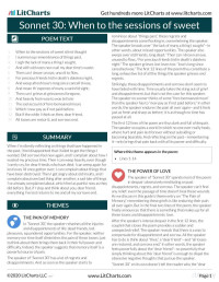 LitCharts — Sonnet 30 When to the Sessions of Sweet Silent Thought - Literature Study Guide (LitCharts).pdf