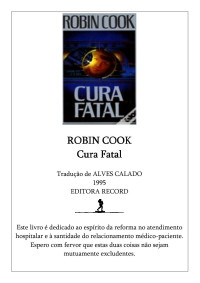 Robin Cook — Cura Fatal