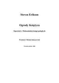 Ogrody Księżyca — [1]Erikson Steven