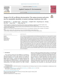 Kyungmin Im — Design of Co-NC as efficient electrocatalyst: The unique structure and active site for remarkable durability of proton exchange membrane fuel cells