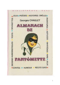 Chaulet, Georges — L'almanach De Fantômette