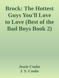 Jessie Cooke, J. S. Cooke — Brock: The Hottest Guys You'll Love to Love (Best of the Bad Boys 2)