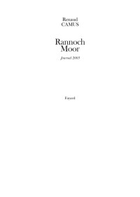 Camus — Rannoch Moor