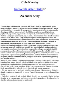 *_* — Za cudze winy - Kresley Cole