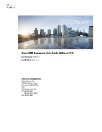 Unknown — Cisco DNA Assurance User Guide, Release 2.3.4