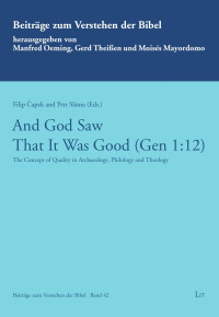 Filip apek;Petr Slma; — And God Saw That It Was Good (Gen 1:12)