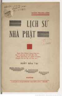 Đoàn Trung Còn (1908-1980) — Lịch sử nhà Phật