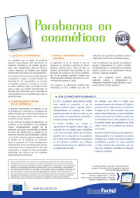 Desconocido — 03. PARABENOS EN COSMETICOS (ARTICULO) AUTOR COMISION EUROPEA