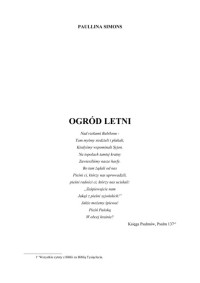 Ogród letni (III) — Paullina Simons