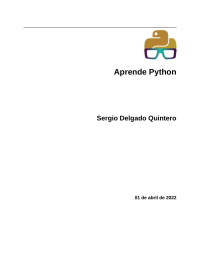 Sergio Delgado Quintero — Aprende Python