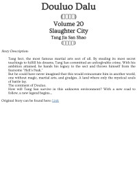 Tang Jia San Shao — Douluo Dalu - Volume 20 - Slaughter City