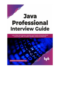 Mandar Maheshwar — Java Professional Interview Guide