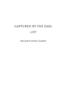 Melanie Rose Clarke — Captured by the Earl