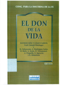 AA. VV. — El don de la vida