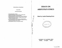 Amelie Oksenberg Rorty (ed.) — Essays on Aristotle's Ethics