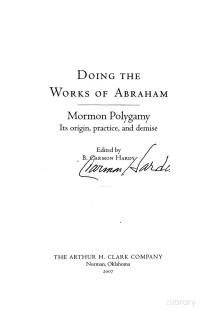B. Carmon Hardy — Doing the Works of Abraham