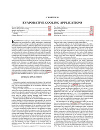 Unknown — A50 Evaporative Cooling Applications