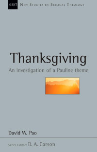 David W. Pao — Thanksgiving