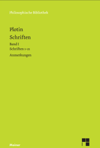 Plotin — Schriften I/b