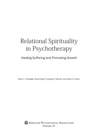 Steven J. Sandage;David Rupert;George Stavros;Nancy Gieseler Devor; — Relational Spirituality in Psychotherapy